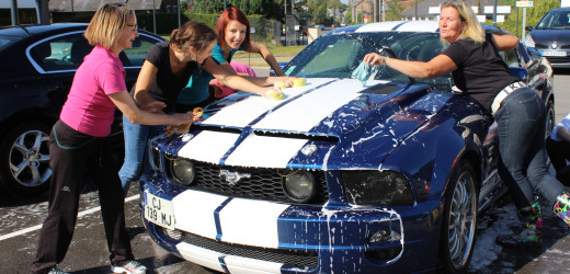 Le lavage de voitures